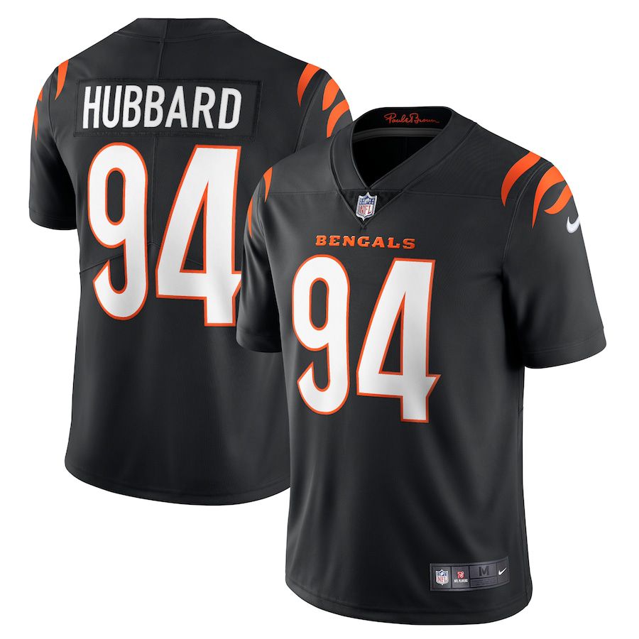 Cheap Men Cincinnati Bengals 94 Sam Hubbard Nike Black Vapor Limited NFL Jersey
